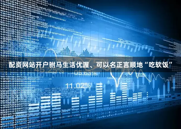 配资网站开户驸马生活优渥、可以名正言顺地“吃软饭”